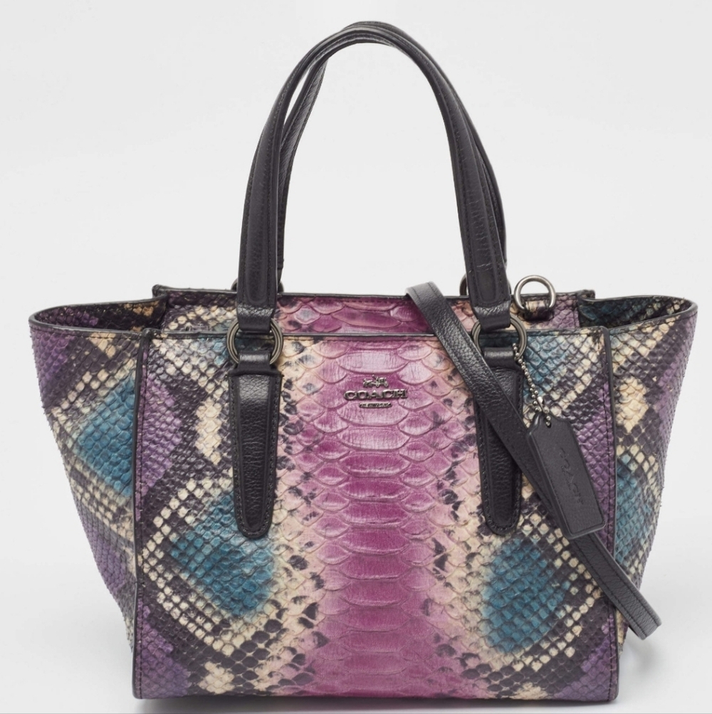 Rare, Limited Edition Coach Multi Python Mini Cro… - image 1